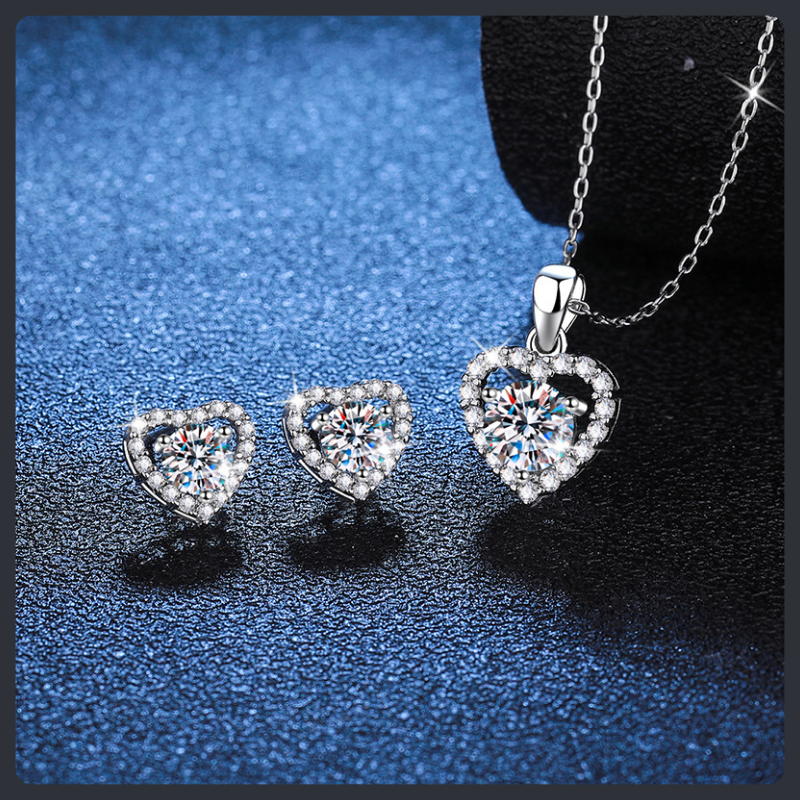 Luxury ZC Bridal Jewelry Set sterling silver 925 plated 316L Main image