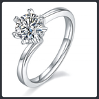 Romantic Class ZC Engagement Ring sterling silver 925 plated 316L