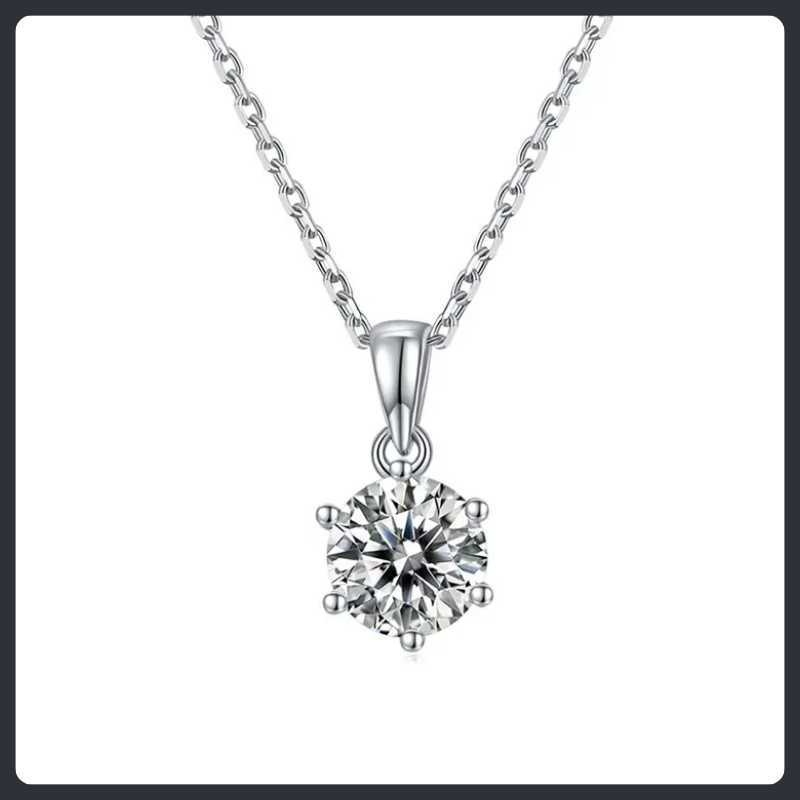 Snowflake ZC Pendant Necklace sterling silver 925 plated 316L