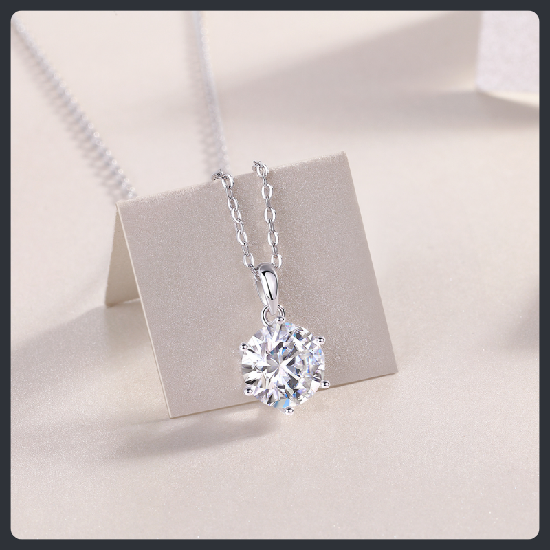 Snowflake ZC Pendant Necklace sterling silver 925 plated 316L