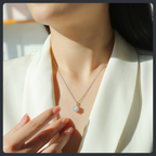 Snowflake ZC Pendant Necklace sterling silver 925 plated 316L