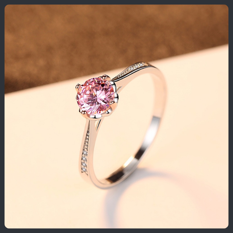 Wedding Anniversary ZC Ring sterling silver 925 plated 316L Main image