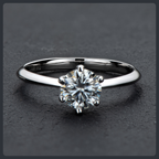 Custom ZC Wedding Ring sterling silver 925 plated 316L